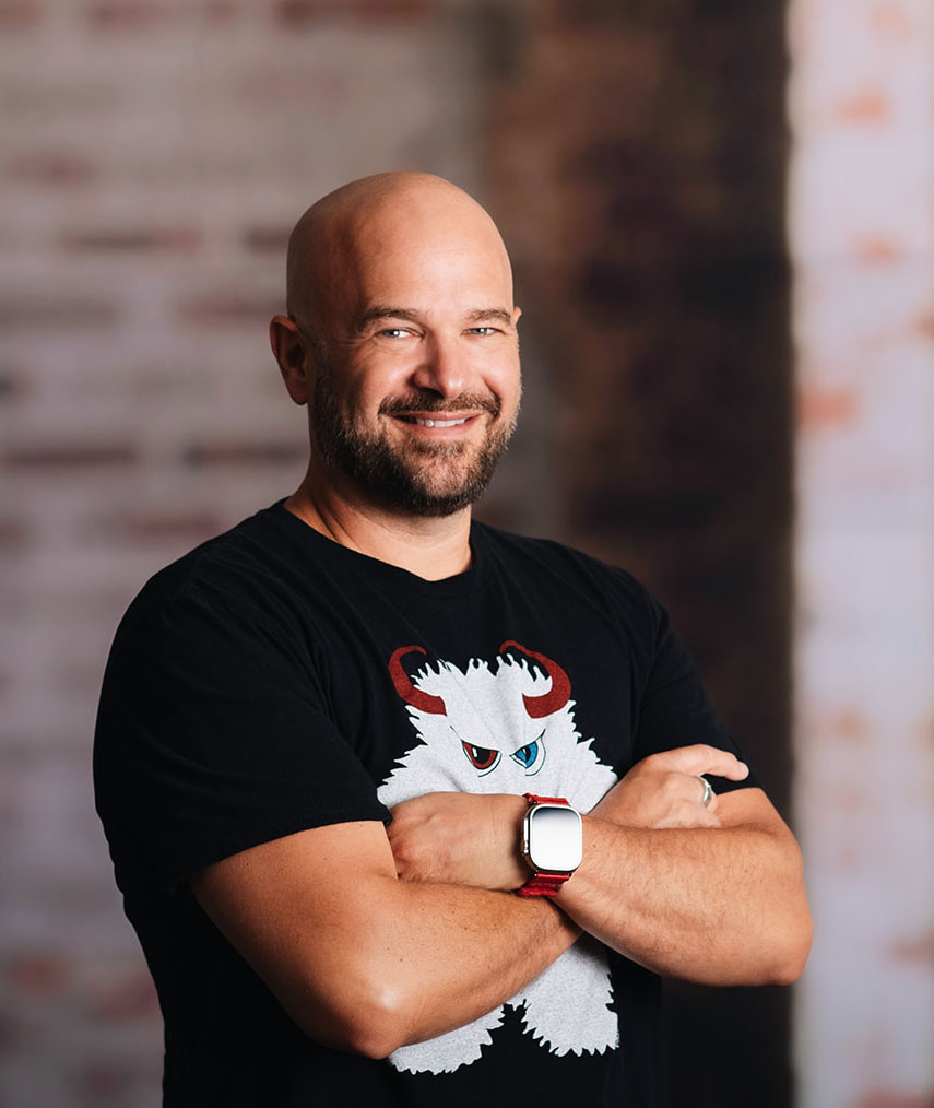 Brad Nietfeldt, founder and designer of the Monstrous Media Group website