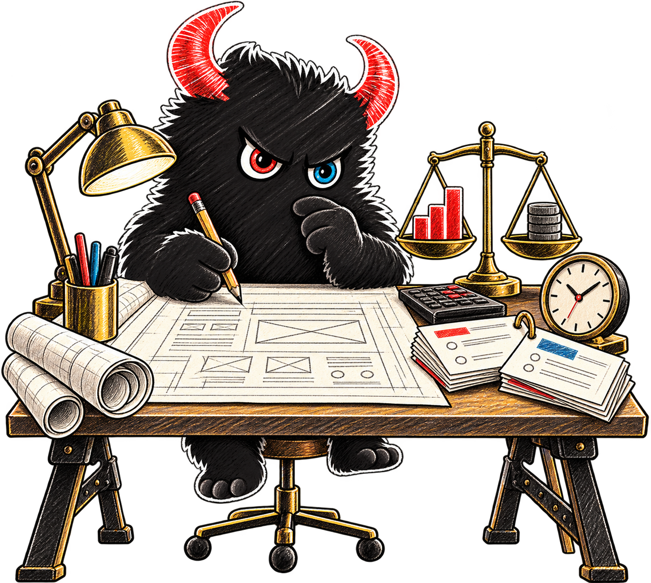 Original abstract artwork for What Does a Custom Website Cost in Omaha?