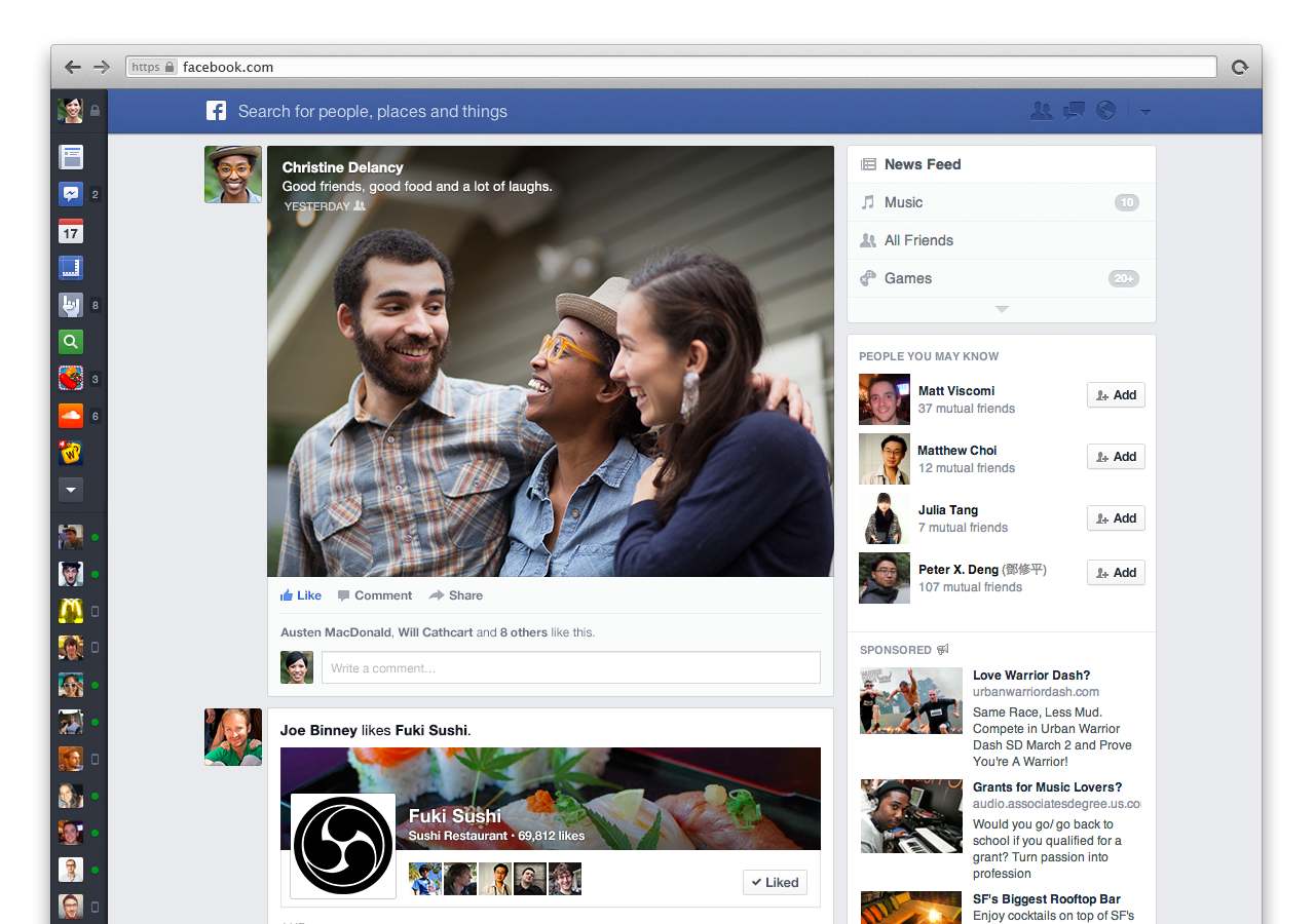 Facebook New Wall 2