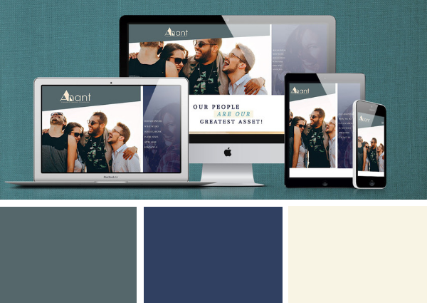 Popular website color themes