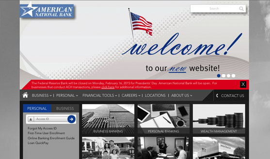 OMAHA MEDIA GROUP LAUNCHES AMERICAN NATIONAL BANK WEBSITE