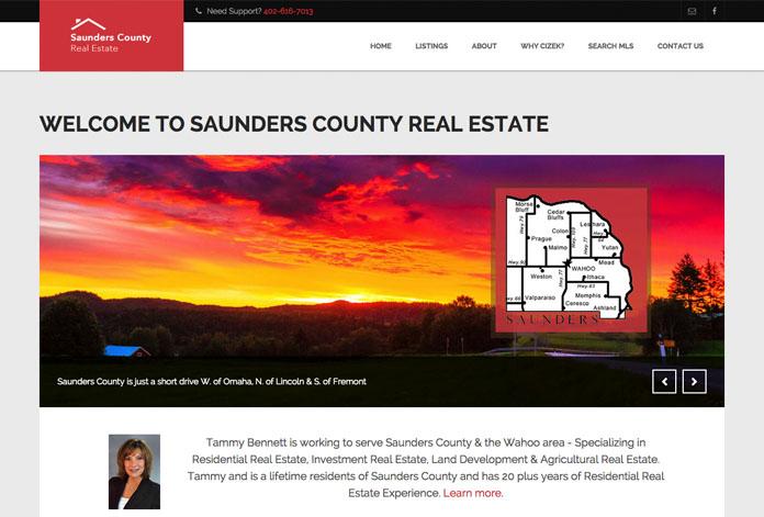OMAHA MEDIA GROUP LAUNCHES SAUNDERS COUNTY REAL ESTATE WEBSITE