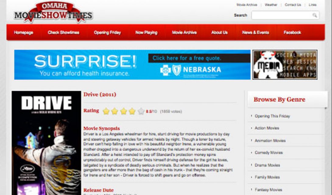 OmahaMovieShowtimes.com - 4