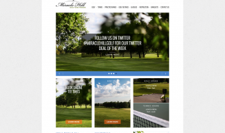 Miracle Hill Golf + Tennis Center - Website & Logo Design, v2.0